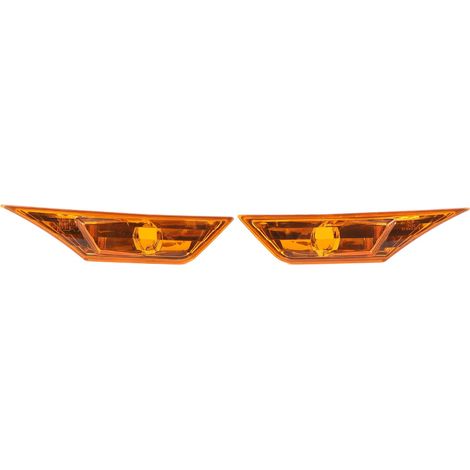 Couvercle de clignotants latéraux LED, 1 paire, 34300 TE H01, anti-rayures, boîtier de lampe gauche droite ambre (1/5)