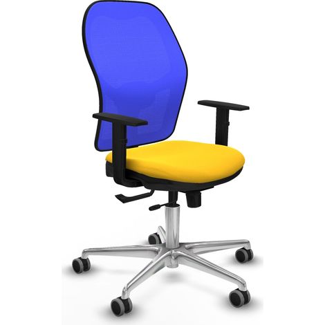 Silla piqueras y crespo Jorquera azul aluminio cómoda (1/2)