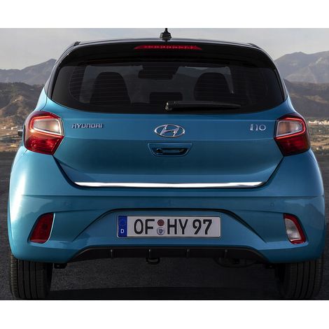 Cornice cromata per il portellone posteriore della Hyundai i10 3 III 2019+ (1/5)
