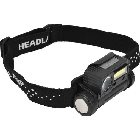 Lampe frontale LED COB haute luminosité, détecteur de mouvement, rechargeable USB, aimantée, torche frontale pour pêche (1/5)