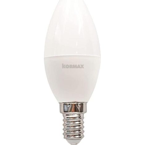 lampara led c37 5w e14 vela lisa luz calida 3000 ecoraee 0,11 in (1/3)