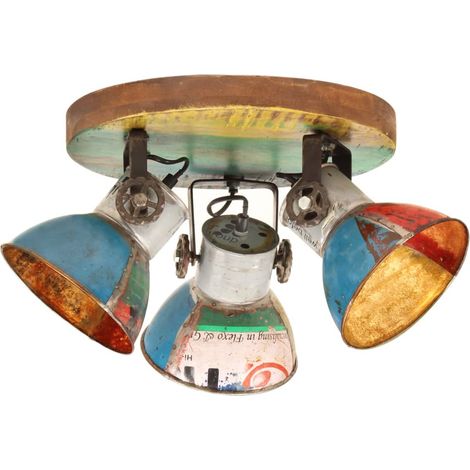 vidaXL Lampada da Soffitto Industriale 25 W Multicolore 45x25 cm (1/5)