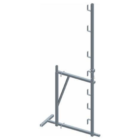 Echafaudage de toit acier carré 2 niveaux et garde-corps - DIMOS - 1040 mm