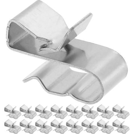 25pièces Clips de Fixation Câble Solaire Photovoltaïque Compact Résistants aux Intempéries pour Gestion Module Fil Electrique (1/5)