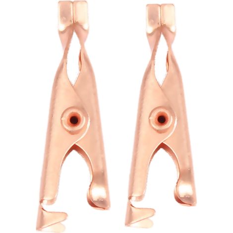 Set mit 2 Pinzetten zur Entfernung von Hautwarzen. Kleine Metallpinzette zum Herausziehen von Hautwarzen.