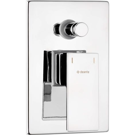 Duscharmatur Unterputz mit Umschalter ohne Duschset Silber  ANEMON-30 verchromt (1/2)