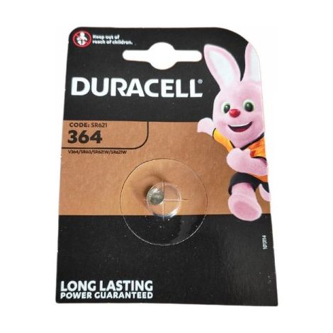 Pila Batteria A Bottone Duracell Silver Oxide 364 D364 SR6215W 280-34 SR60 1,5V Per Orologi Calcolatrice