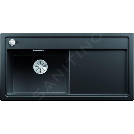 Blanco Zenar XL 6 - Évier en silgranit, 988x498 mm, avec commande de vidage, noir 526065 (1/3)