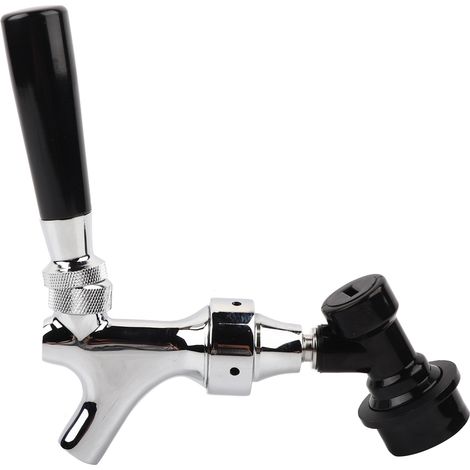 1 Robinet de bière en acier inoxydable, poignée ergonomique, accessoire pour fût, usage bar et maison (1/5)