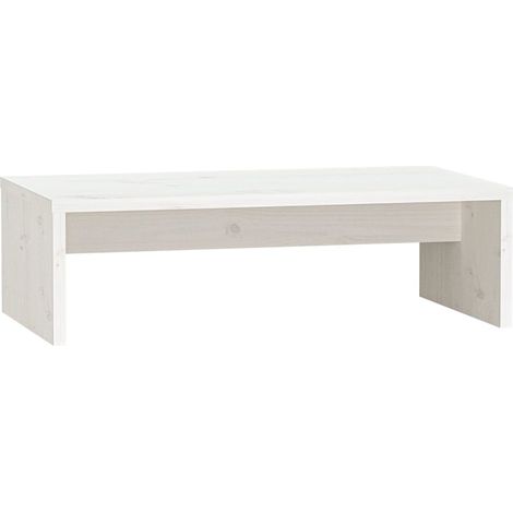Soporte para monitor 50 x 27 x 15 cm madera maciza de pino blanco 020029209
