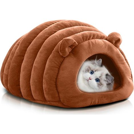 Dailygoods - Caseta para gatos lavable con cojín extraíble - Cómoda y cálida (1/5)