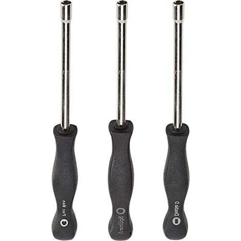 3pcs Outils de Réglage de Carburateur Tournevis de Service de Réglage de Carb Set Ensemble de Réparation Utile Kit Cannelé x1, Pac Man x1, Double d x1 (1/5)