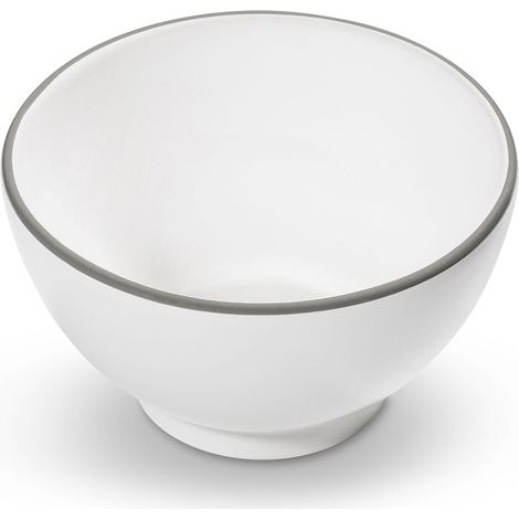 Gmundner Keramik Grauer Rand, Müslischale groß (Ø 14cm)