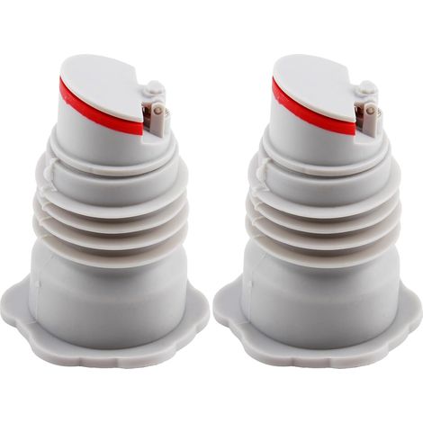 2 Pièces Joint de Tuyau de Machine à Laver Anti-Odeur 35-50mm, Bouchon d'Étanchéité en Silicone, pour Éviers de Cuisine, Machines à Laver, et Plus, Installation Facile