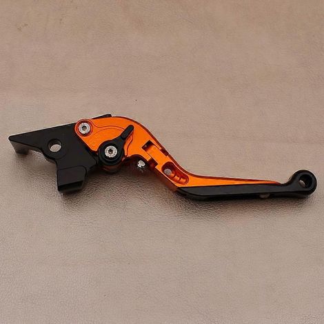 Poignée de frein pour moto MT09/MT07, petite poignée de klaxon modifiée pour Huanglong 600/300 (orange), modèle Ninja domestique. (1/5)