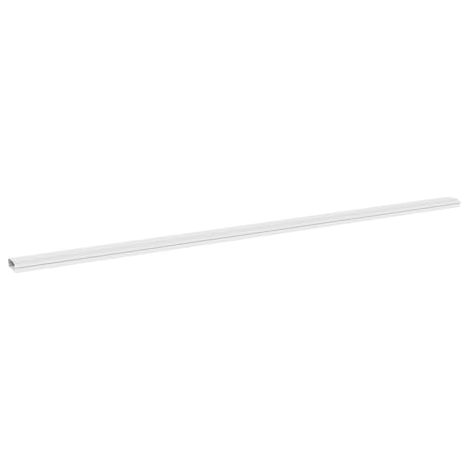 LogiLink Canaleta para Cables (Aluminio, 1100 x 60 x 20 mm, Cierre de Clic, para fijación a la Pared, se Puede Pintar, Montaje Sencillo)