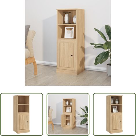 Holzwerkstoff Schrank - Highboard Sonoma-Eiche 36x35,5x103,5 cm Holzwerkstoff (1/5)