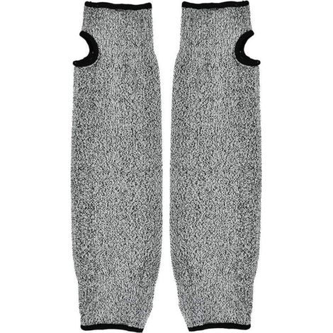 Manchon de protection pour bras, manchon pour bras de sécurité, Gants de travail à manches longues anti-abrasion résistant aux coupures HPPE pour jardin, cuisine et travaux agricoles (35cm) (1/4)