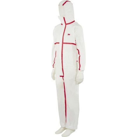 3M Schutzanzug 4565 weiß/rot, Typ 4/5/6 Größe 4XL
