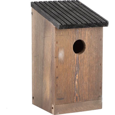 Hängendes Vogelhaus aus Holz zum Selberbauen – Nistkasten für Papageien zur Dekoration des Gartens (1/5)