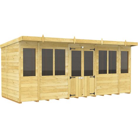 16 x 8 Pent Summer House