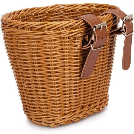 Panier de Guidon de vélo pour Enfants - Marron - Plastique artificiel - 8,3  6,3  6,3 pouces (1/4)
