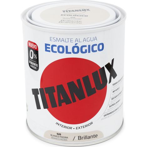 Esmalte acril bri. 750 ml bl/pie al agua ecologico titanlux (1/2)