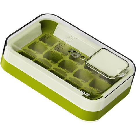 à glaçons réutilisable en silicone étanche avec couvercle retrait (1/5)