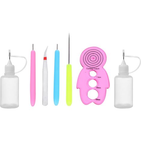 7 Piece Paper Quilling Craft Kit Durable Paper Rolling Tools