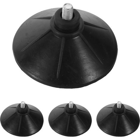 Lot de 4 Patins Anti-Vibrations, Support de Mise à Niveau de 8 cm (3,15 Pouces), Coussinets de Pied en Caoutchouc Robuste M8 pour appareils ménagers et de Laboratoire (1/5)