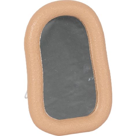 Specchio con cornice in mdf "Creamy" con supporto -20X30 h (1/2)