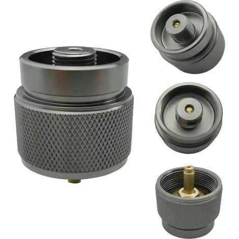 Connecteur pour réchaud à gaz extérieur avec arrêt automatique, adaptateur pour cartouche de gaz MAPP, réchauds portables (1/4)