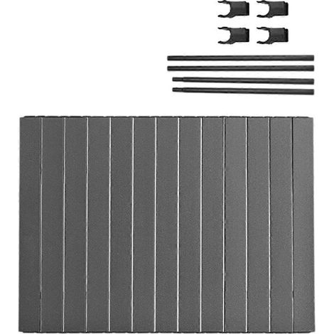 8-Zoll-Tischplatte, schwarz, tragbar, klappbar (1/5)