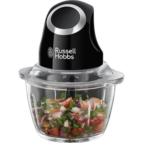 mini tritatutto 500ml 200w nero - 24662-56 - russell hobbs (1/2)
