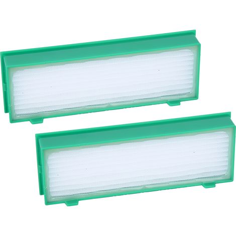 Ortviai Filtre de rechange pour aspirateur robot Vorwerk VR200 – 2 pièces en ABS, dimensions 14 x 3 x 5 cm (1/4)