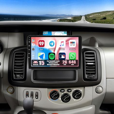 2+64G 15 Carplay Autoradio pour 2/ A 87R/ , 10" Écran Poste Radio Voiture Bluetooth Nav Wireless Auto WiFi LienMiroir FM/RDS EQ +Caméra (1/5)