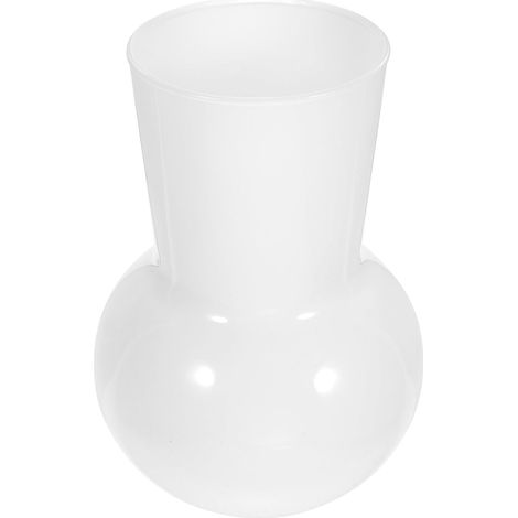 moderne en verre blanc au style épuré Petit vase idéal pour (1/5)