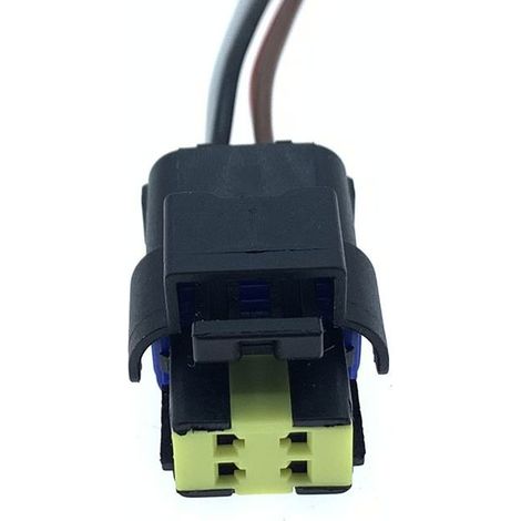 15369055 Capteur de température du liquide de refroidissement pour phares antibrouillard à LED de voiture, connecteur 4 broches DJ7045A-1.5-21 -- Connecteur simple