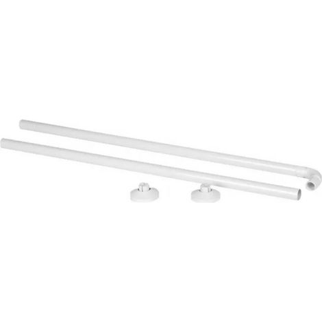 TELAIO ANGOLARE PER TENDA DOCCIA 80X80CM  BIANCO   Idroweb.