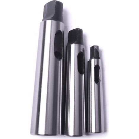Cône Morse douille de perçage Réduction adaptateur pour tour de fraisage (MT1 à MT2, MT3 à MT2, MT3 à MT4,3pcs) (1/5)