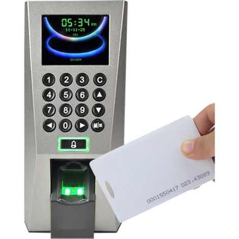 Machine de pointage pour les employés des petites F18 WIFI USB TCP/IP biométrique empreinte digitale connexion reconnaissance système de contrôle d'accès utiliser serrure électrique Machine de carte d (1/5)