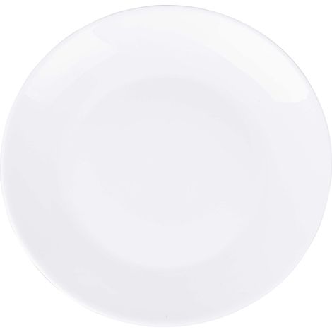 PIATTO FRUTTA OPALE BIANCO TONDO D19CM (1/2)