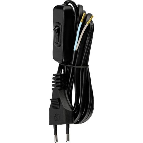 REV 0505681555 alimentation Câble de raccordement noir 2 m D393192