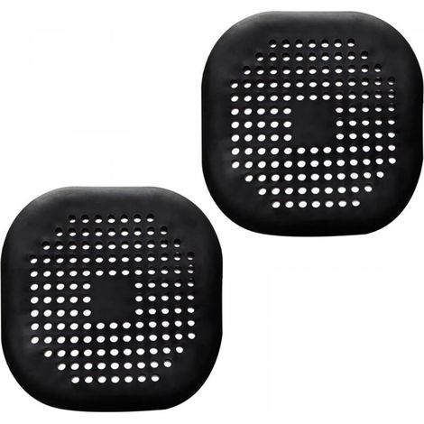 Collecteur de drain noir 14140.1cm 2 couvercles de drain carrés en PVC adaptés à la salle de bain, à la baignoire et à la cuisine (1/5)