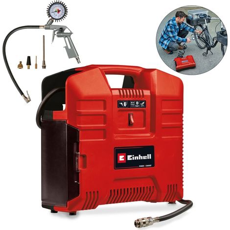 Einhell Power X-Change 18v Cordless Portable Compressor TE-AC 36/8 Li OF - Bare (1/5)