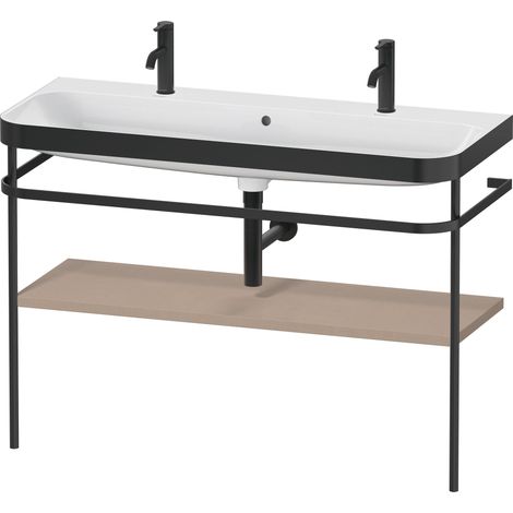 Duravit Happy D.2 Plus c-bonded Set avec console métallique,