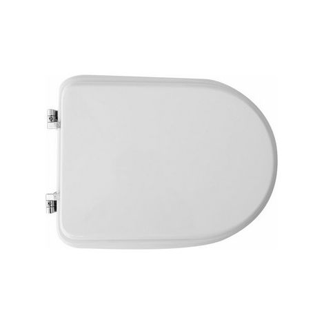 SEDILE WC PER JUMBO VASO TUA FORMA 7 Bianco - Cerniere A passanti DH (1/6)