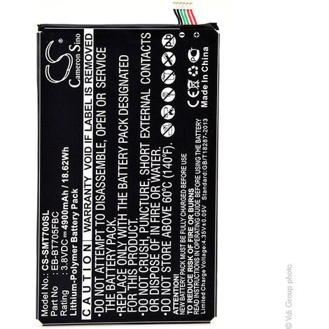 NX - Batterie tablette 3.8V 4900mAh - EB-BT705FBCEB-BT705FBUGH43-04206AEB-BT7 (1/3)