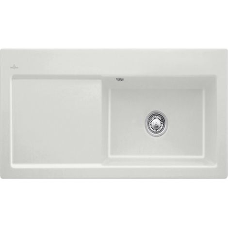 Évier SUBWAY 60 XL 1000x510mm avec bonde excentrée. Vapeur (1/4)