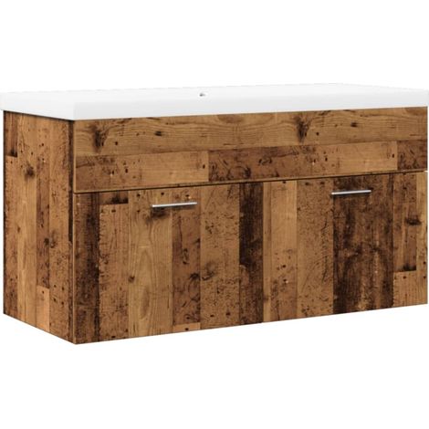 Maison Exclusive - Waschbeckenunterschrank mit Einbaubecken Altho